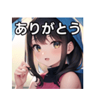 キャンプデート女子（個別スタンプ：3）