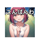 キャンプデート女子（個別スタンプ：18）