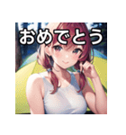 キャンプデート女子（個別スタンプ：37）