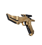 【スタンプアレンジ用】金色の拳銃（個別スタンプ：7）