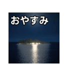 夜の島（個別スタンプ：7）
