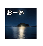 夜の島（個別スタンプ：28）