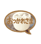 毎日使える〜そっとひとこと（個別スタンプ：4）