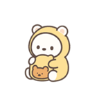 ぎゅっとクマ＊夏：台湾（個別スタンプ：1）