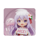 クラゲ精霊ちゃんカプセルトイ（個別スタンプ：1）