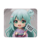 クラゲ精霊ちゃんカプセルトイ（個別スタンプ：3）