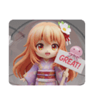クラゲ精霊ちゃんカプセルトイ（個別スタンプ：6）