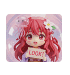 クラゲ精霊ちゃんカプセルトイ（個別スタンプ：7）