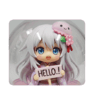 クラゲ精霊ちゃんカプセルトイ（個別スタンプ：8）