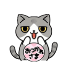 使いやすい猫スタンプ X（個別スタンプ：6）