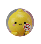 レモンちゃんカプセルトイ(丸型)（個別スタンプ：2）