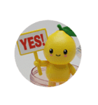 レモンちゃんカプセルトイ(丸型)（個別スタンプ：3）