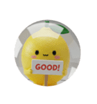 レモンちゃんカプセルトイ(丸型)（個別スタンプ：6）