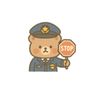 くまポリスさん（個別スタンプ：1）