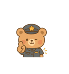 くまポリスさん（個別スタンプ：7）