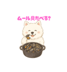 サモエドさん【ベルギー編】（個別スタンプ：10）