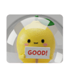 レモンカプセルトイ(四角型)（個別スタンプ：3）