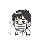 はもちのスタンプ。3【ゆるめに行こう夏】（個別スタンプ：3）