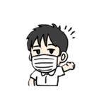はもちのスタンプ。3【ゆるめに行こう夏】（個別スタンプ：14）