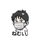 はもちのスタンプ。3【ゆるめに行こう夏】（個別スタンプ：17）