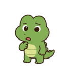 ワニとカバのものがたり（個別スタンプ：4）