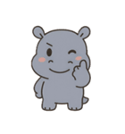 ワニとカバのものがたり（個別スタンプ：16）