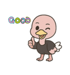 ダチョウとラクダのものがたり（個別スタンプ：5）