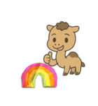 ダチョウとラクダのものがたり（個別スタンプ：13）