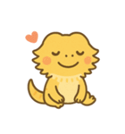 フトアゴヒゲトカゲの日常.⭐︎（個別スタンプ：12）