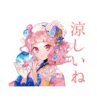 和ロリ少女の夏★涼やか日和（個別スタンプ：4）