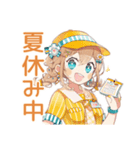 夏バイト★ウェイトレスの日常（個別スタンプ：8）