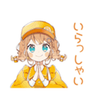 夏バイト★ウェイトレスの日常（個別スタンプ：10）