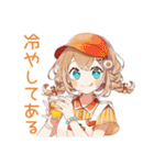 夏バイト★ウェイトレスの日常（個別スタンプ：21）
