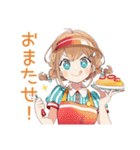 夏バイト★ウェイトレスの日常（個別スタンプ：26）