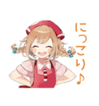 夏バイト★ウェイトレスの日常（個別スタンプ：27）