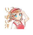夏バイト★ウェイトレスの日常（個別スタンプ：31）