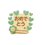 今どき毎回使える 花ぽよちゃんといっしょ（個別スタンプ：14）