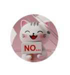 寝ている猫カプセルトイ(丸型)（個別スタンプ：2）