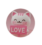 寝ている猫カプセルトイ(丸型)（個別スタンプ：5）