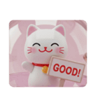 寝ている猫カプセルトイ(四角型)（個別スタンプ：4）