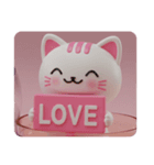 寝ている猫カプセルトイ(四角型)（個別スタンプ：6）