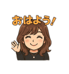 がんばるOL優しさとリアルの使えるスタンプ（個別スタンプ：1）