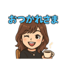 がんばるOL優しさとリアルの使えるスタンプ（個別スタンプ：31）