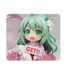 寝起きの精霊みなみちゃんカプセルトイ（個別スタンプ：3）