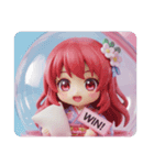 寝起きの精霊みなみちゃんカプセルトイ（個別スタンプ：6）