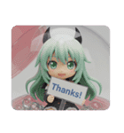 おにおにみなみちゃんカプセルトイ(四角型)（個別スタンプ：1）