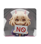 おにおにみなみちゃんカプセルトイ(四角型)（個別スタンプ：4）