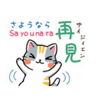 可愛い猫ちゃん（台湾中国語×日本語）（個別スタンプ：4）