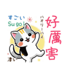 可愛い猫ちゃん（台湾中国語×日本語）（個別スタンプ：15）