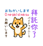 可愛い柴犬（台湾中国語×日本語）（個別スタンプ：11）